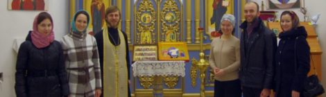 Совместная молитва с молодёжью поселка Ува